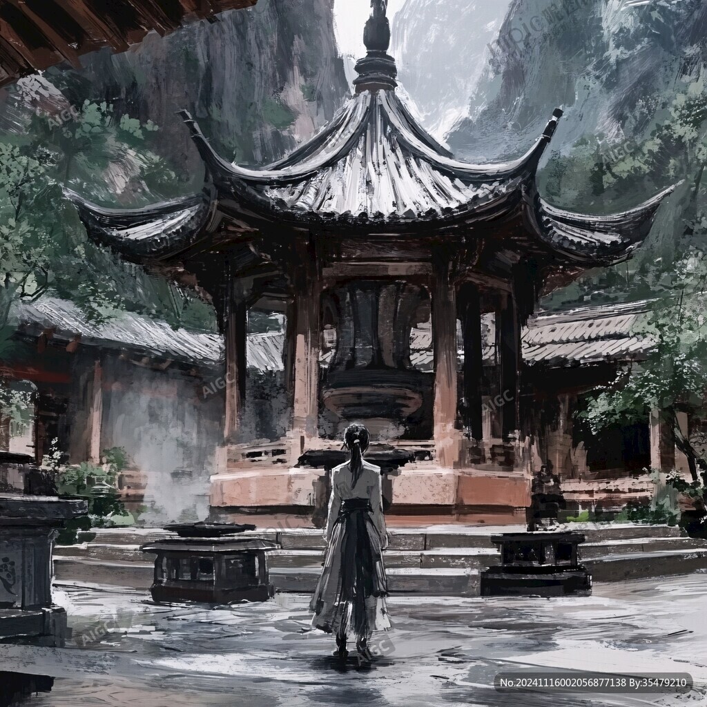 醉翁亭插画