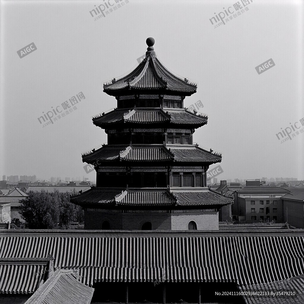 黄河楼黑白片