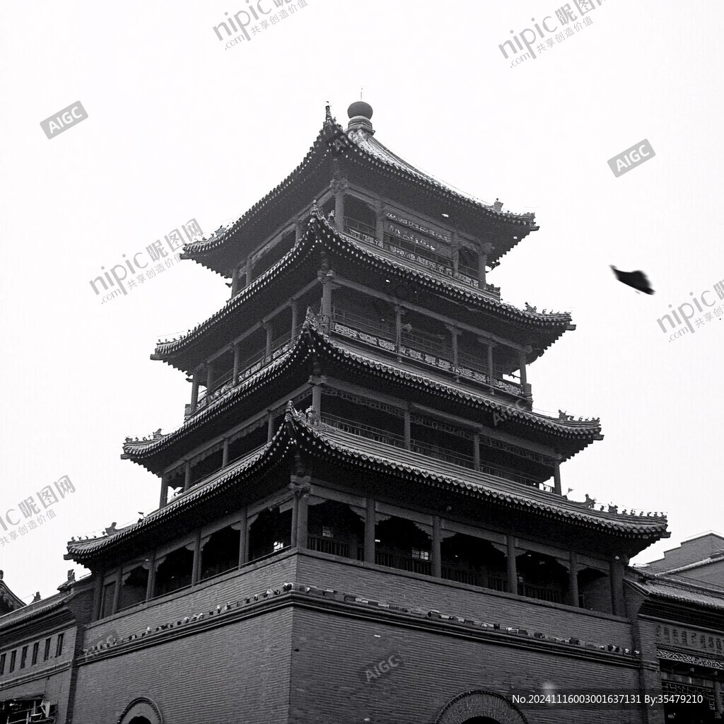 黄河楼黑白片