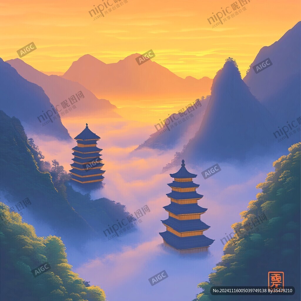 雷峰塔插画