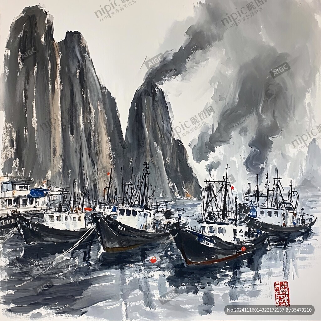 渔港图片