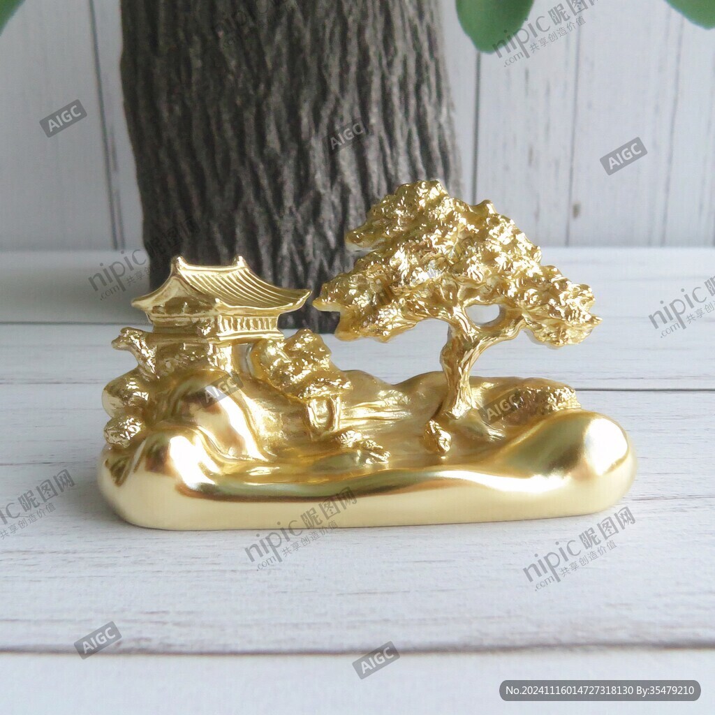 黄金摆件工艺品