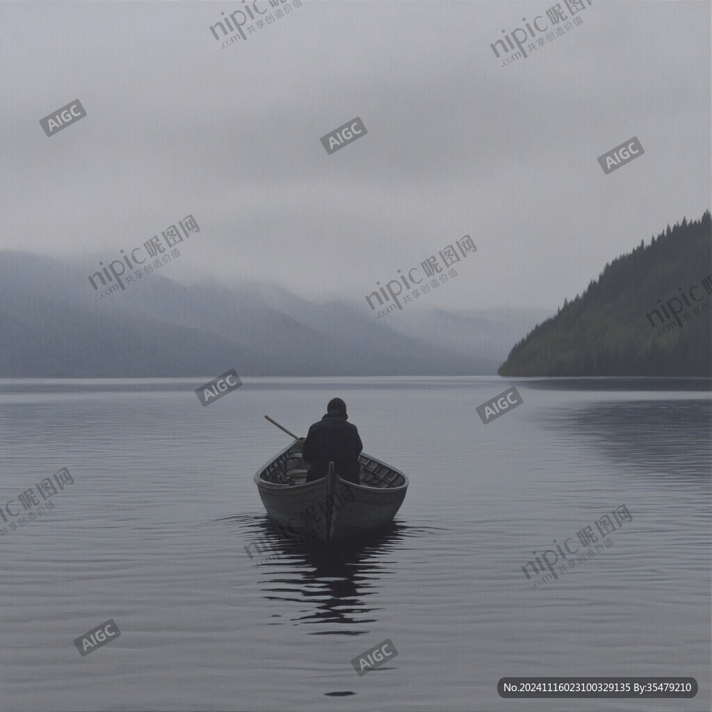 凝望一叶扁舟