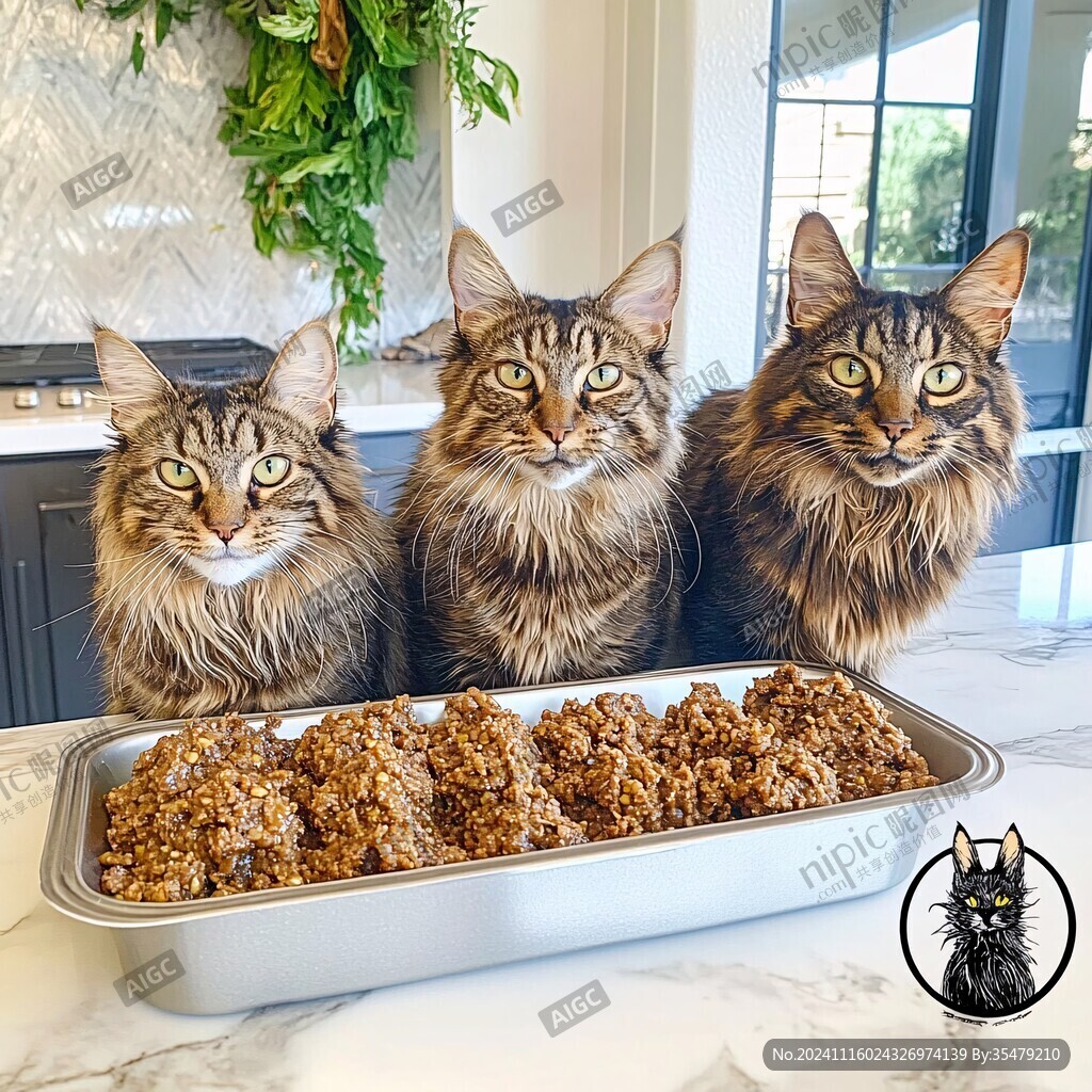 猫粮盘装