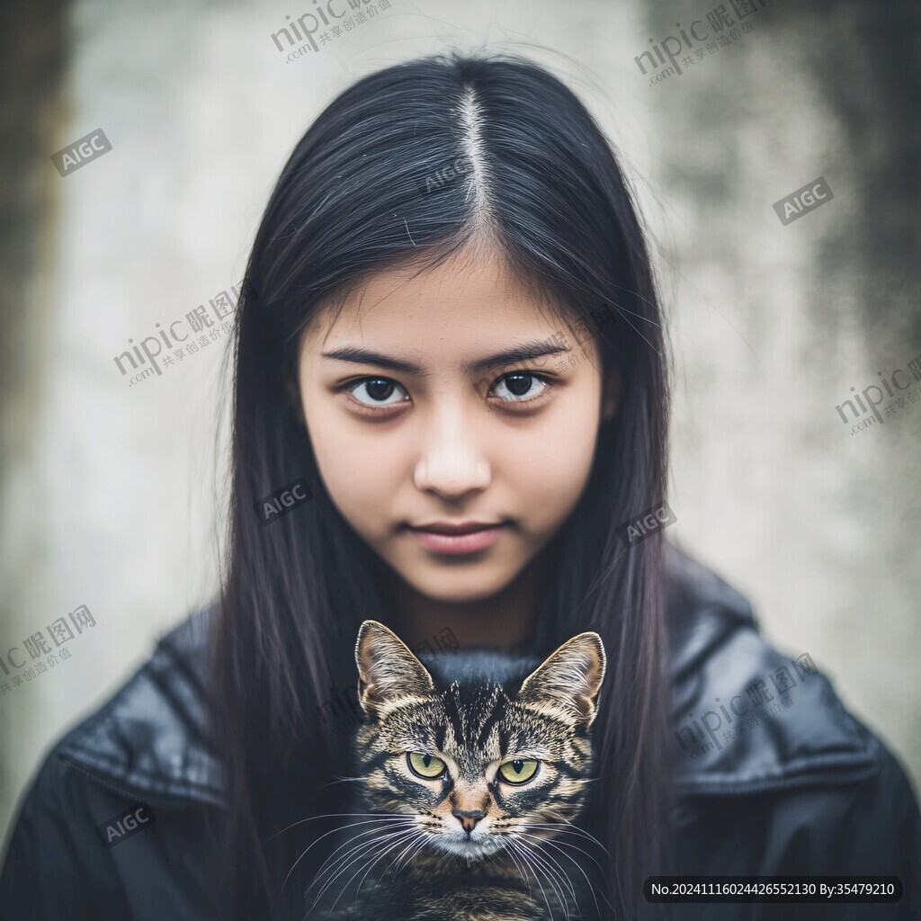 少女与猫