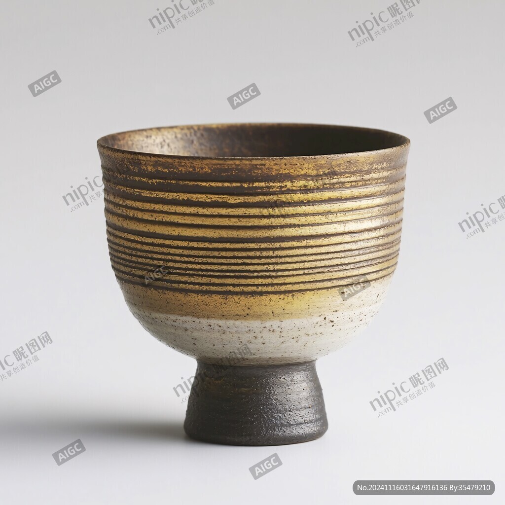 金錾刻茶碗
