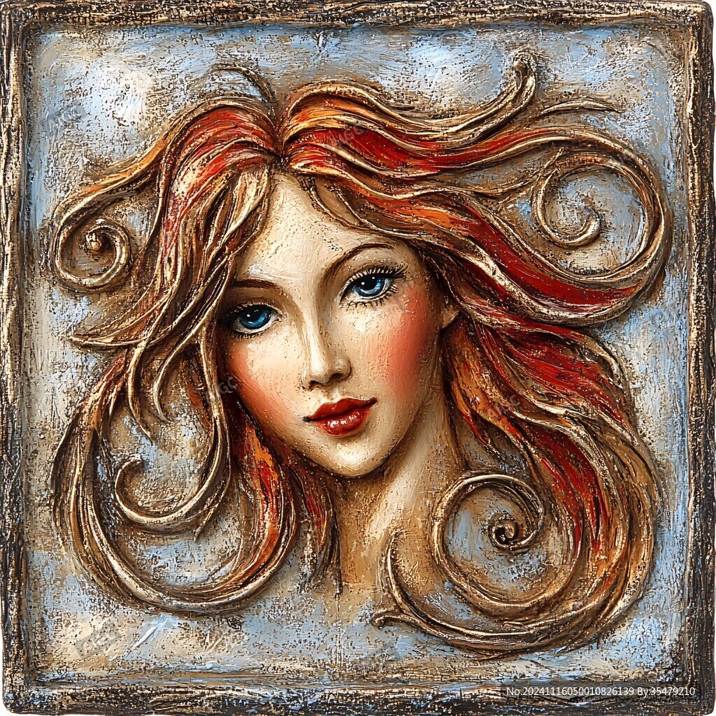 魅力金娃娃装饰画艺术