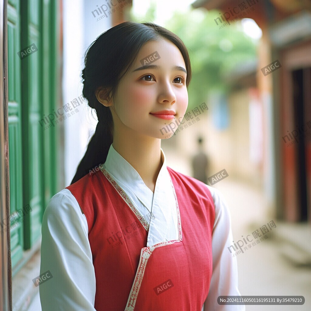 毛南族女孩