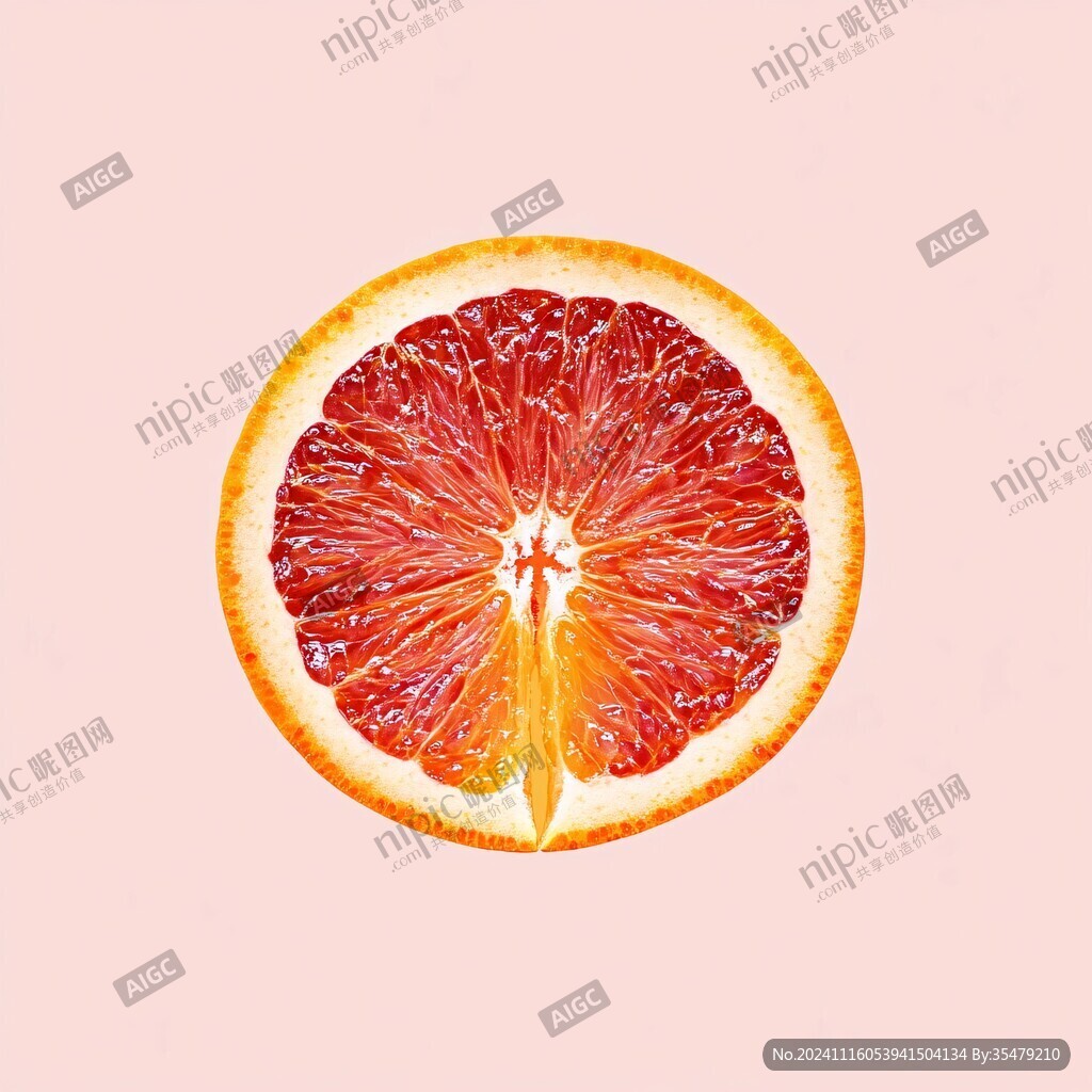 血橙包装插画