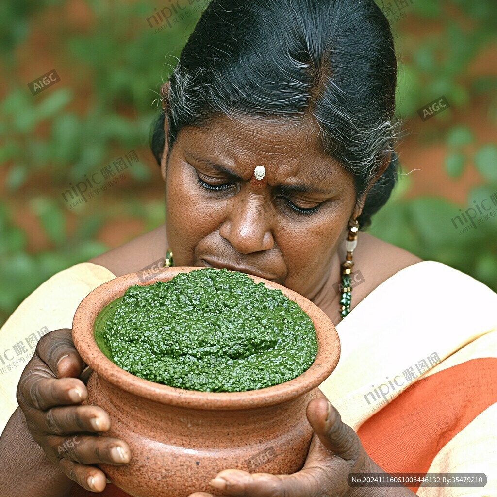 炒茶女