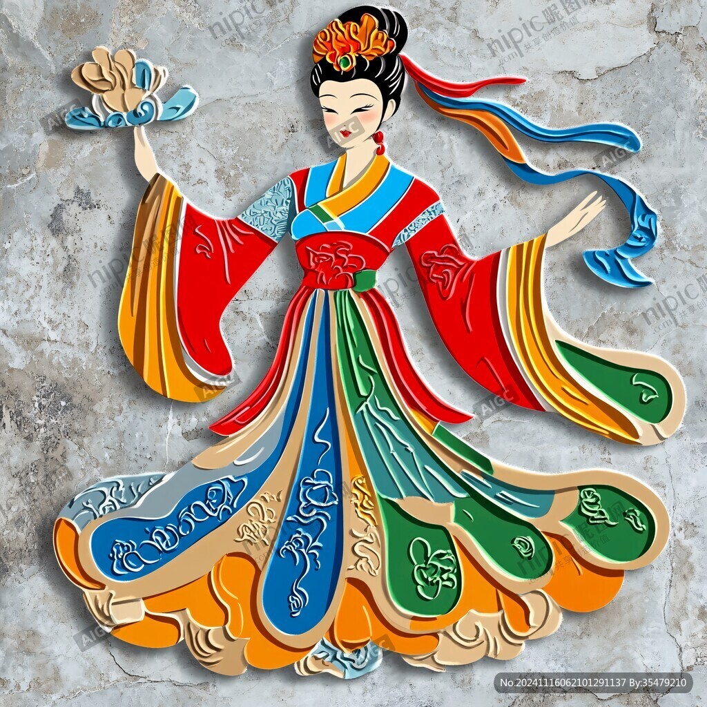 嫦娥木雕