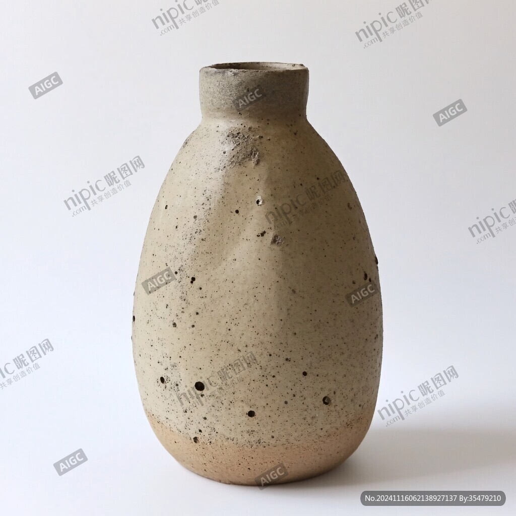 釉面凹凸纹理花瓶