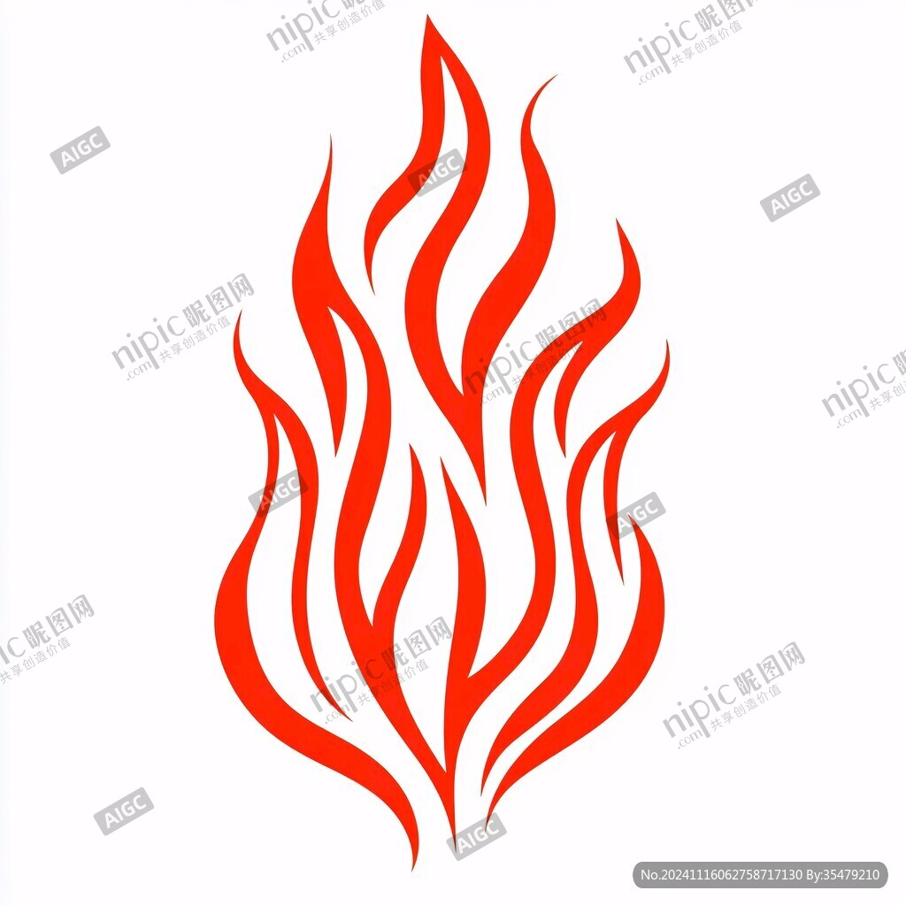 火苗火焰logo设计