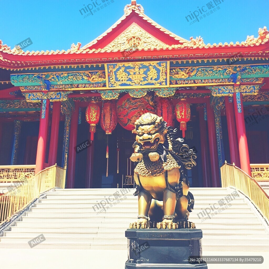 金狮迎门