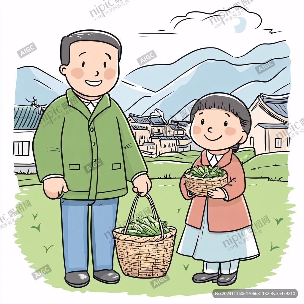 采野菜插画