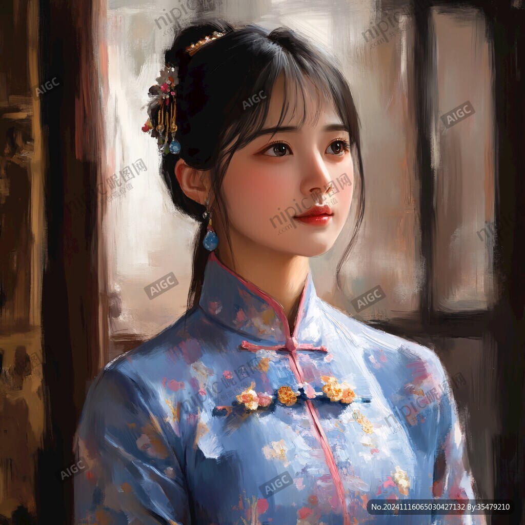 板绘人像