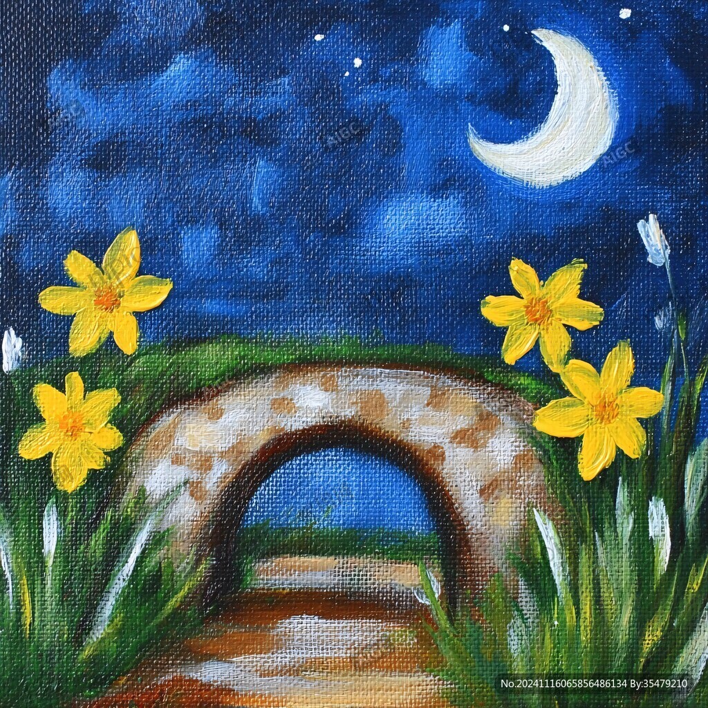 油棒画