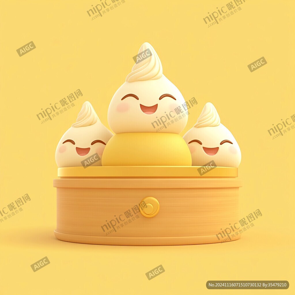 卡通小笼包