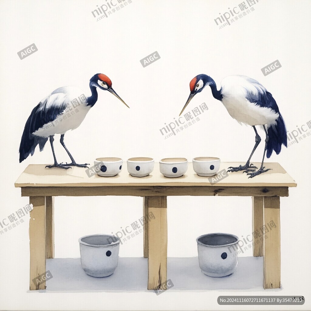 鹤舞展示物