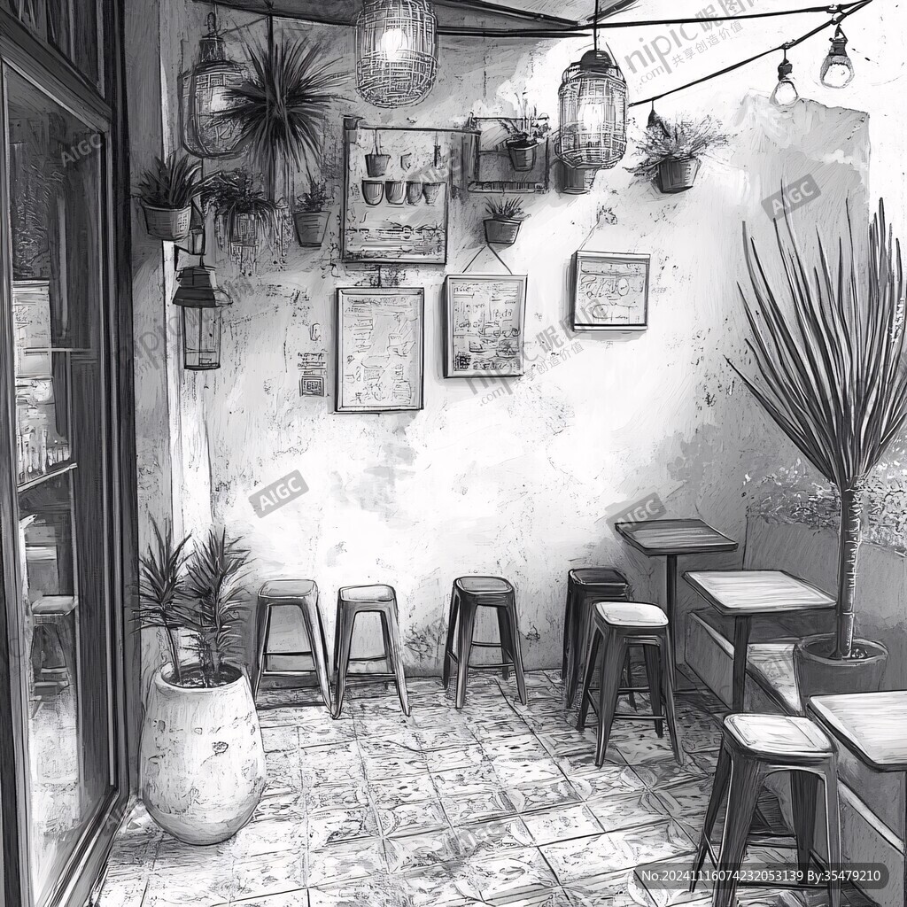 小酒馆插画