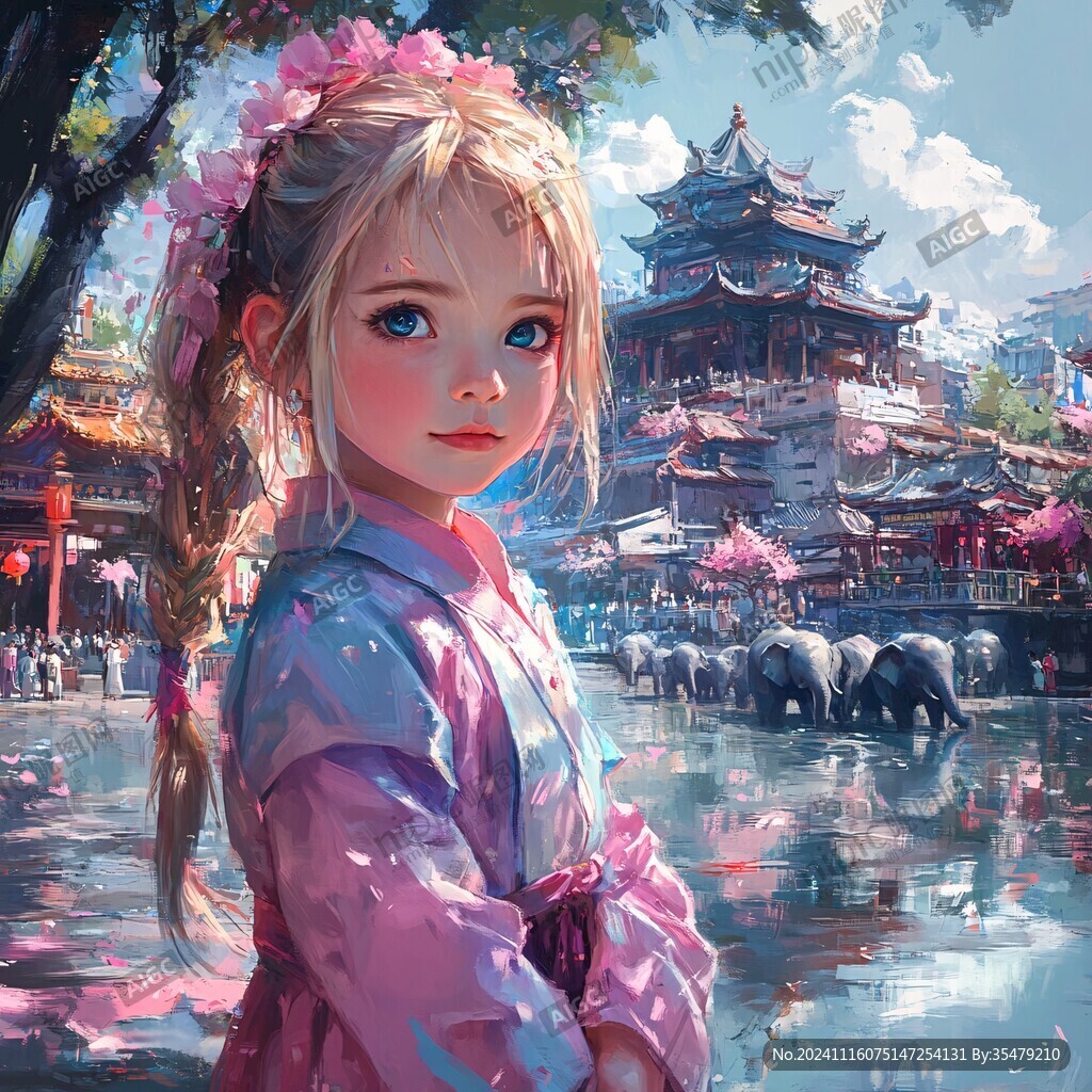 国风小姑娘