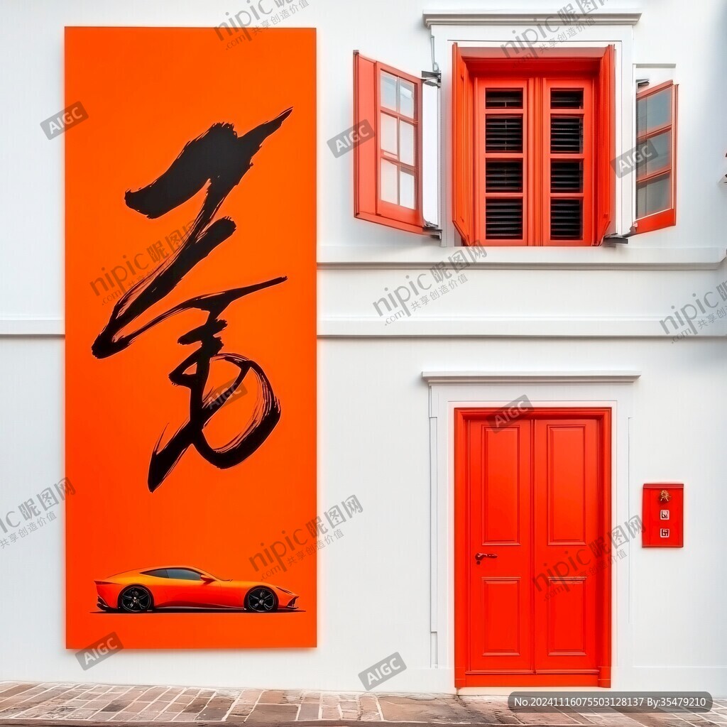 辣字装饰背景墙