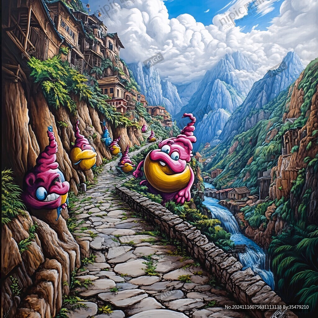 3d卡通画