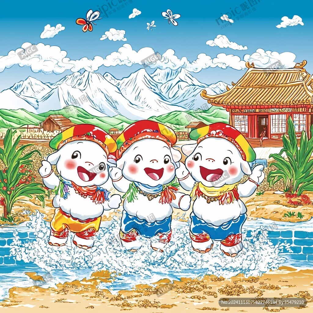 内蒙产品插画