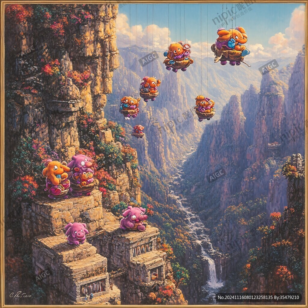 玄幻立体画