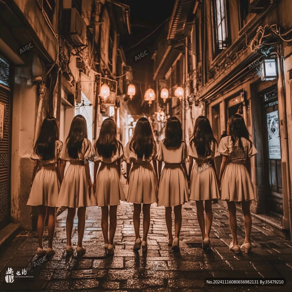 闺蜜背影