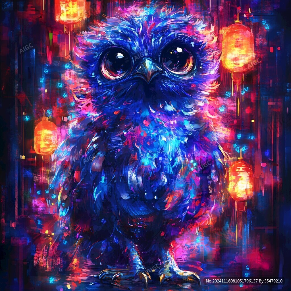 猫头鹰插画