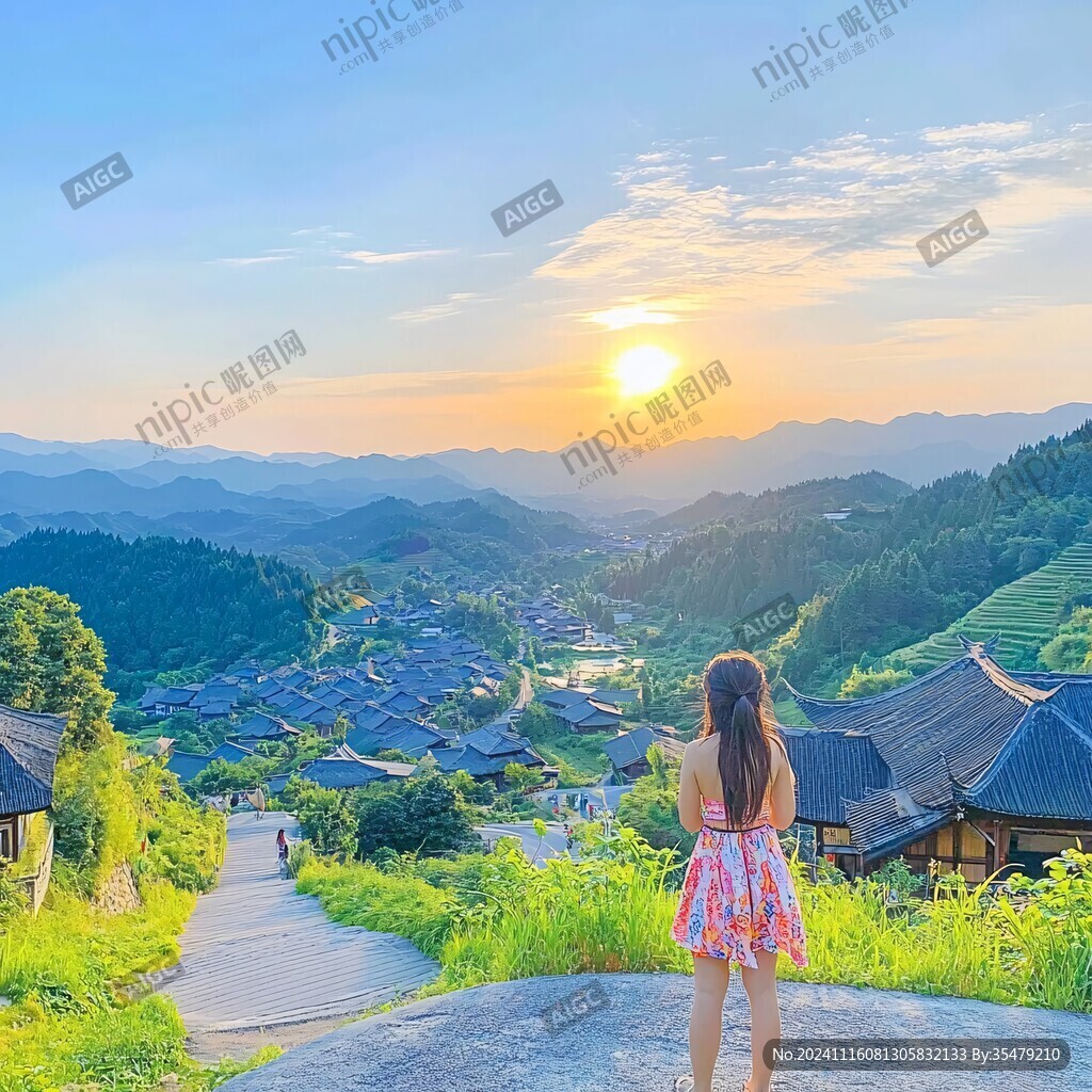 苗寨旅行攻略背景图