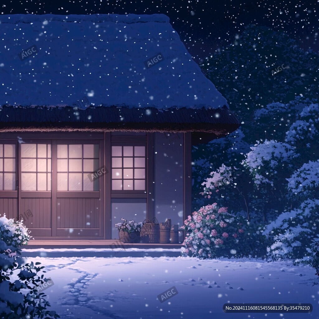 雪景插画