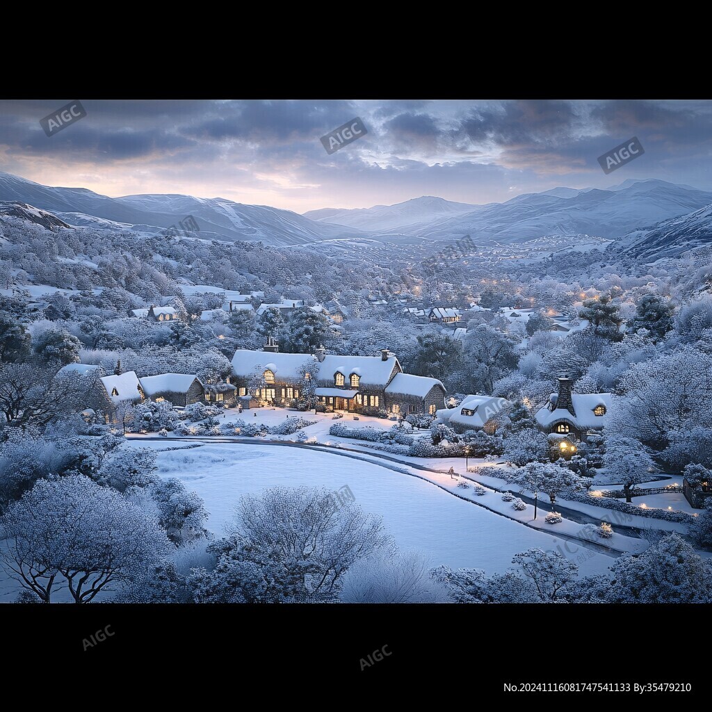 雪景效果图