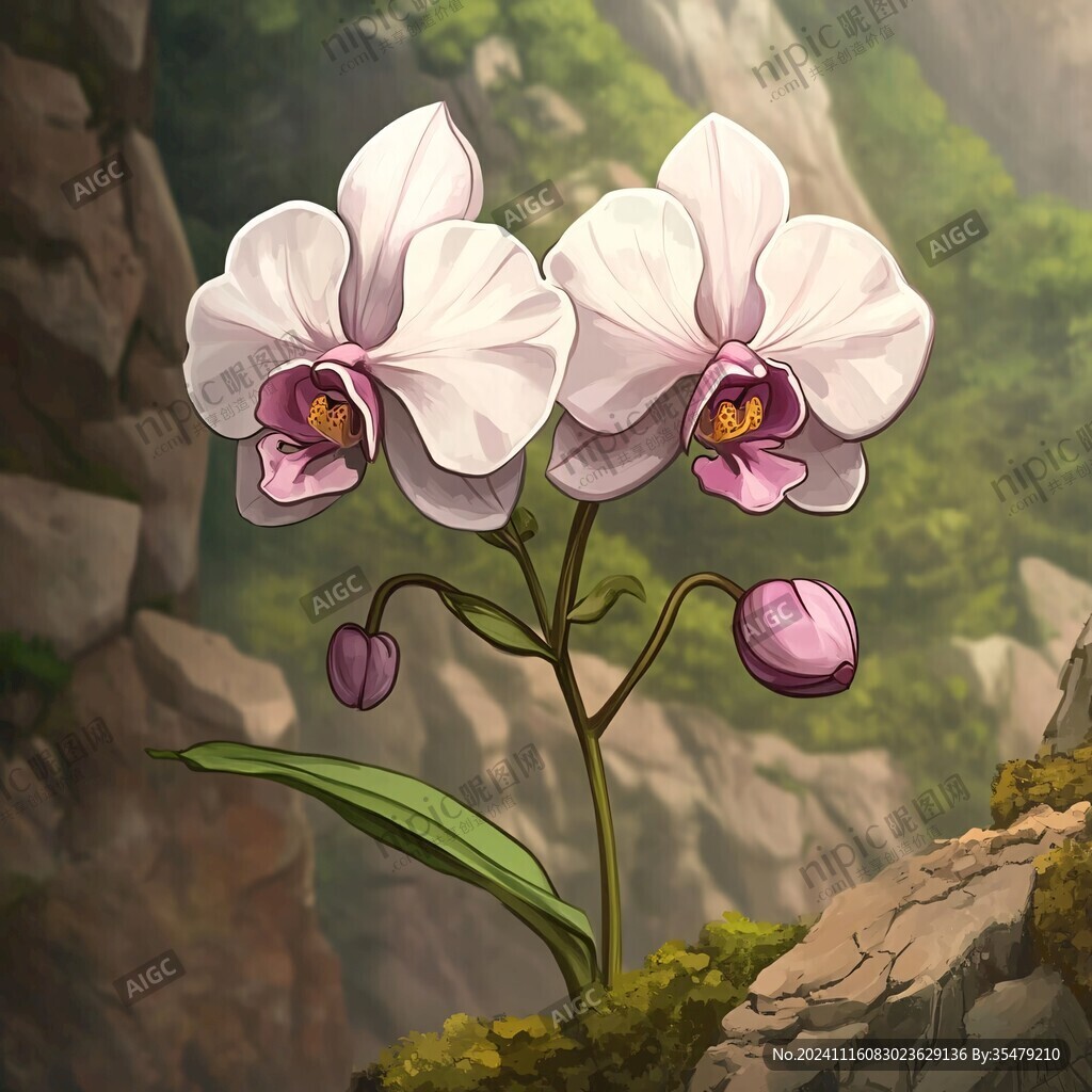 幽兰在山谷