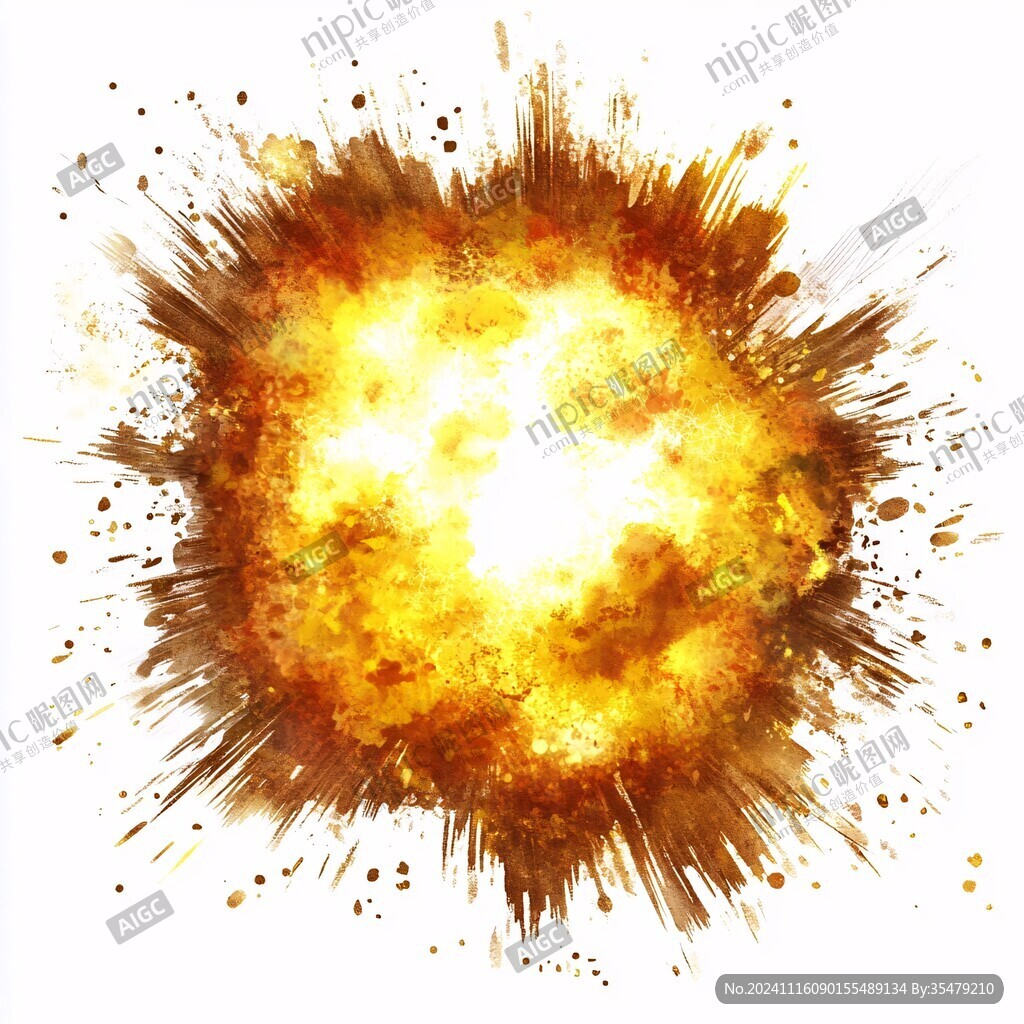 动感爆炸效果