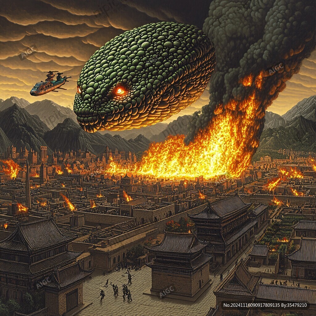 末日立体画