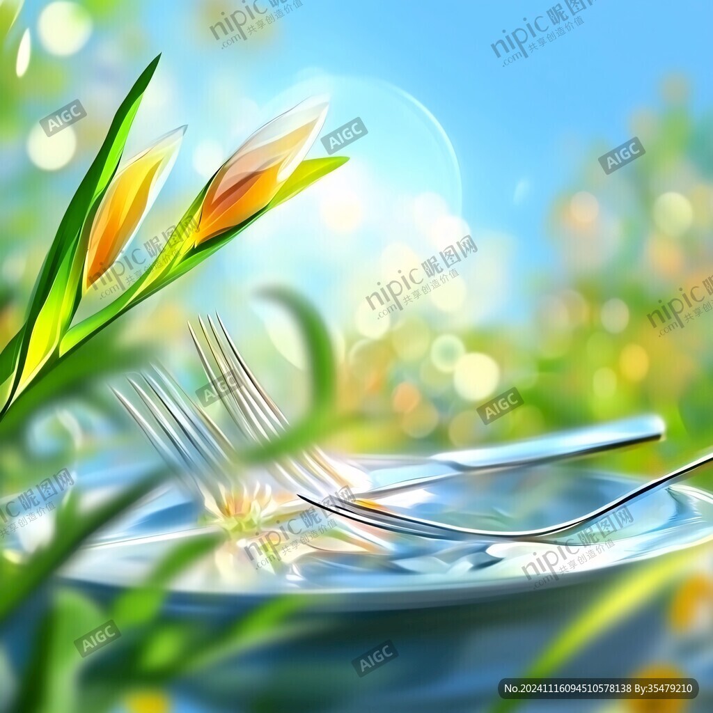 水仙芒插画