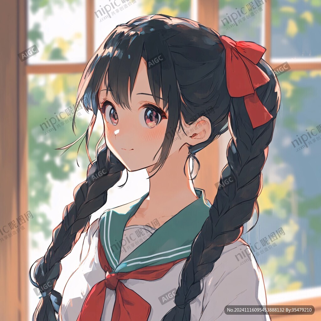 板绘少女