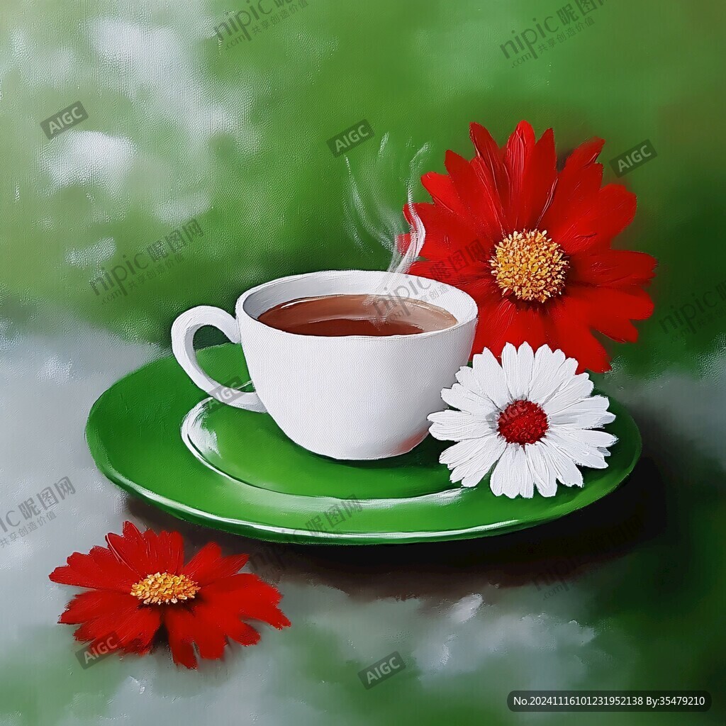 花茶装饰画