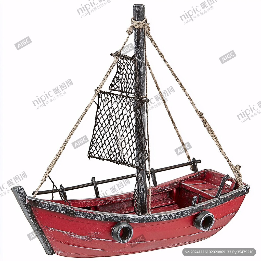 渔船元素小品