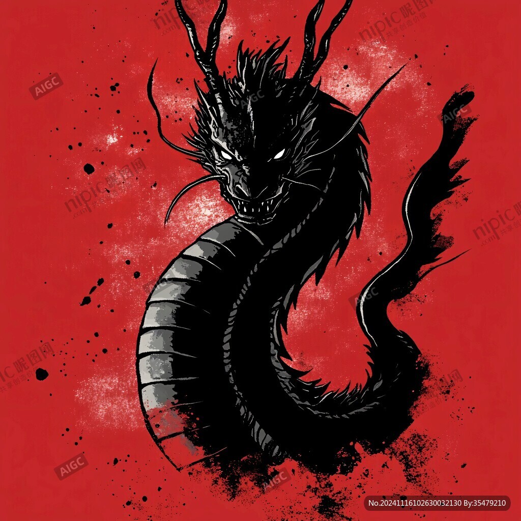 板绘龙头