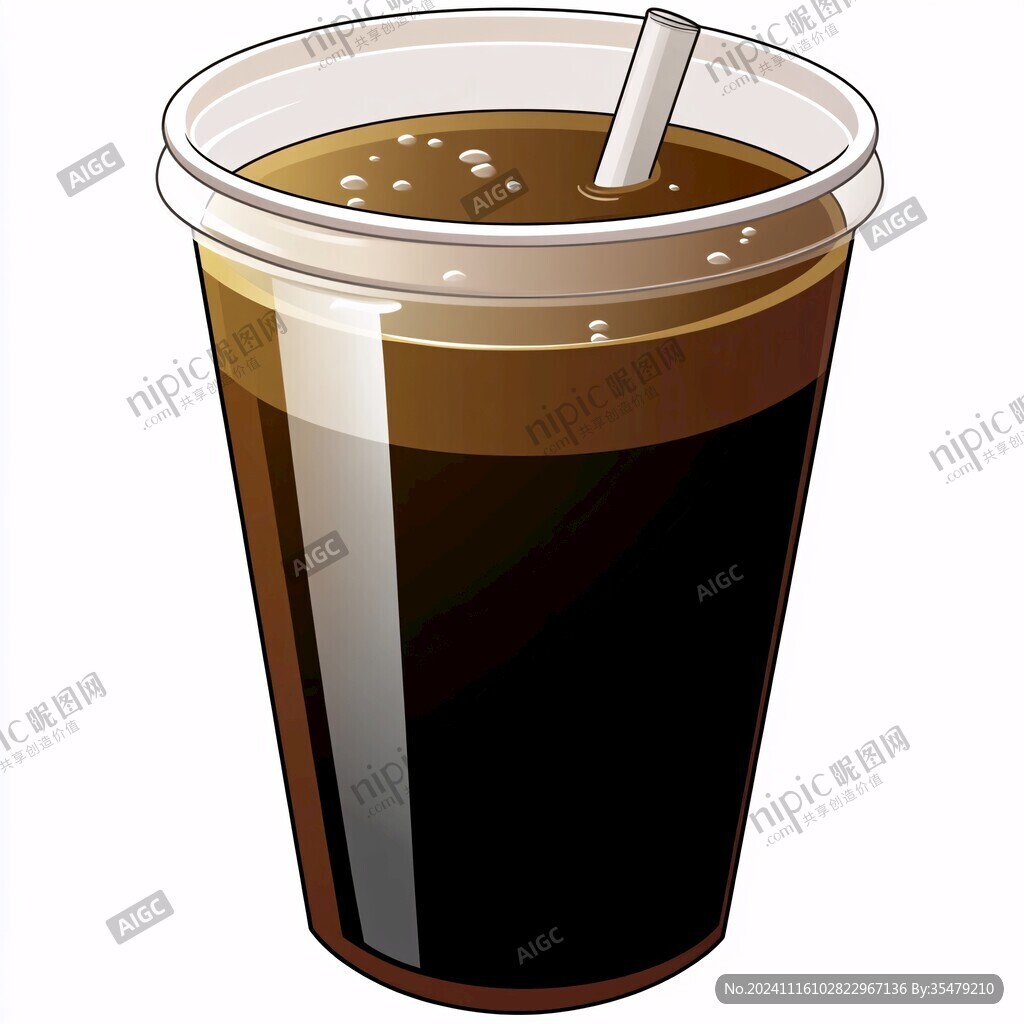 奶茶手绘图标