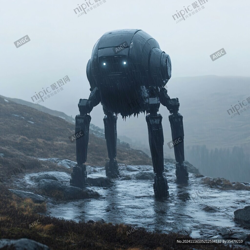 科幻雕塑场景