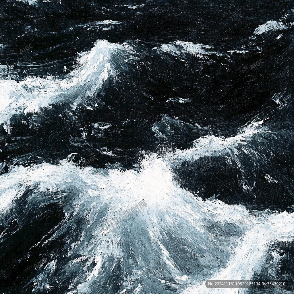 海洋流动装饰画