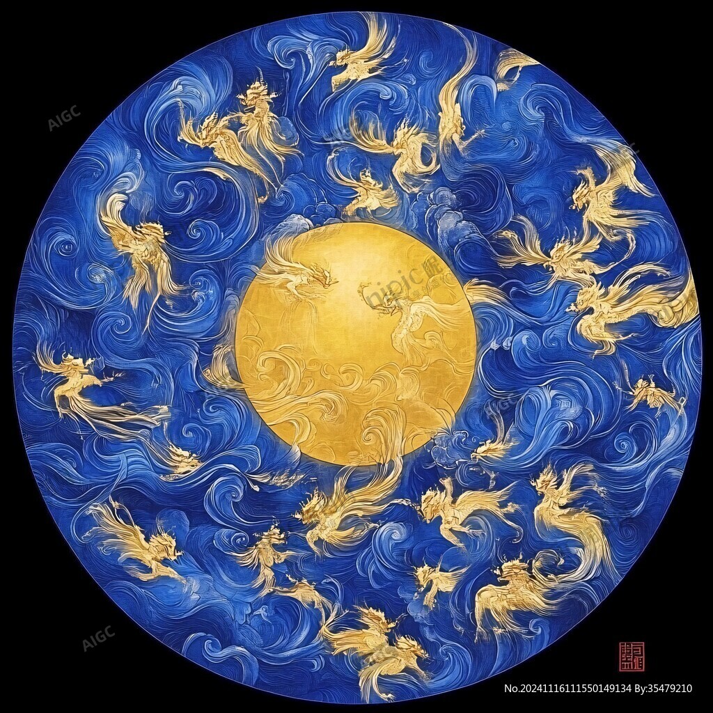 太阳神鸟金箔