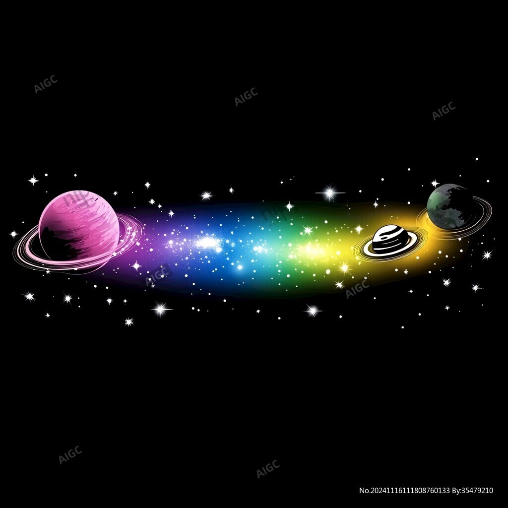 宇宙天文炫彩底纹