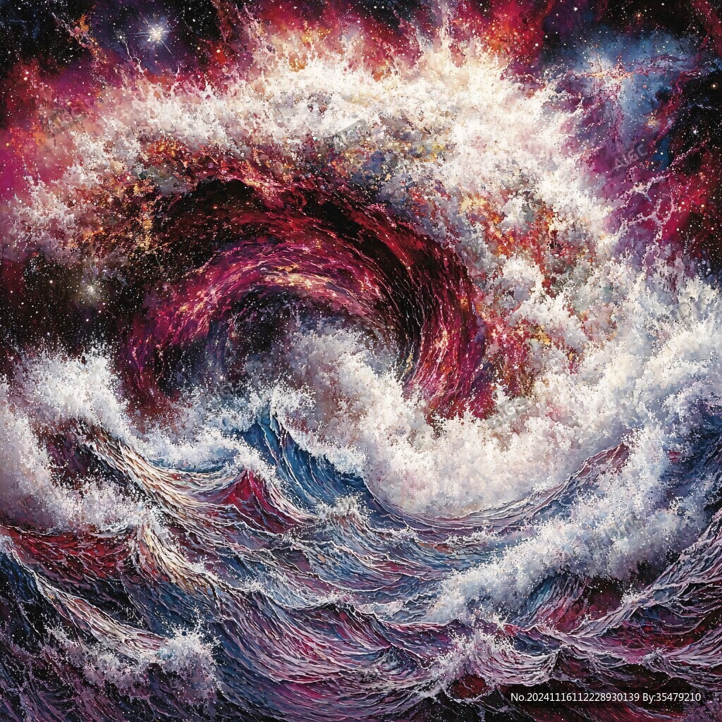 海洋流体画宇宙