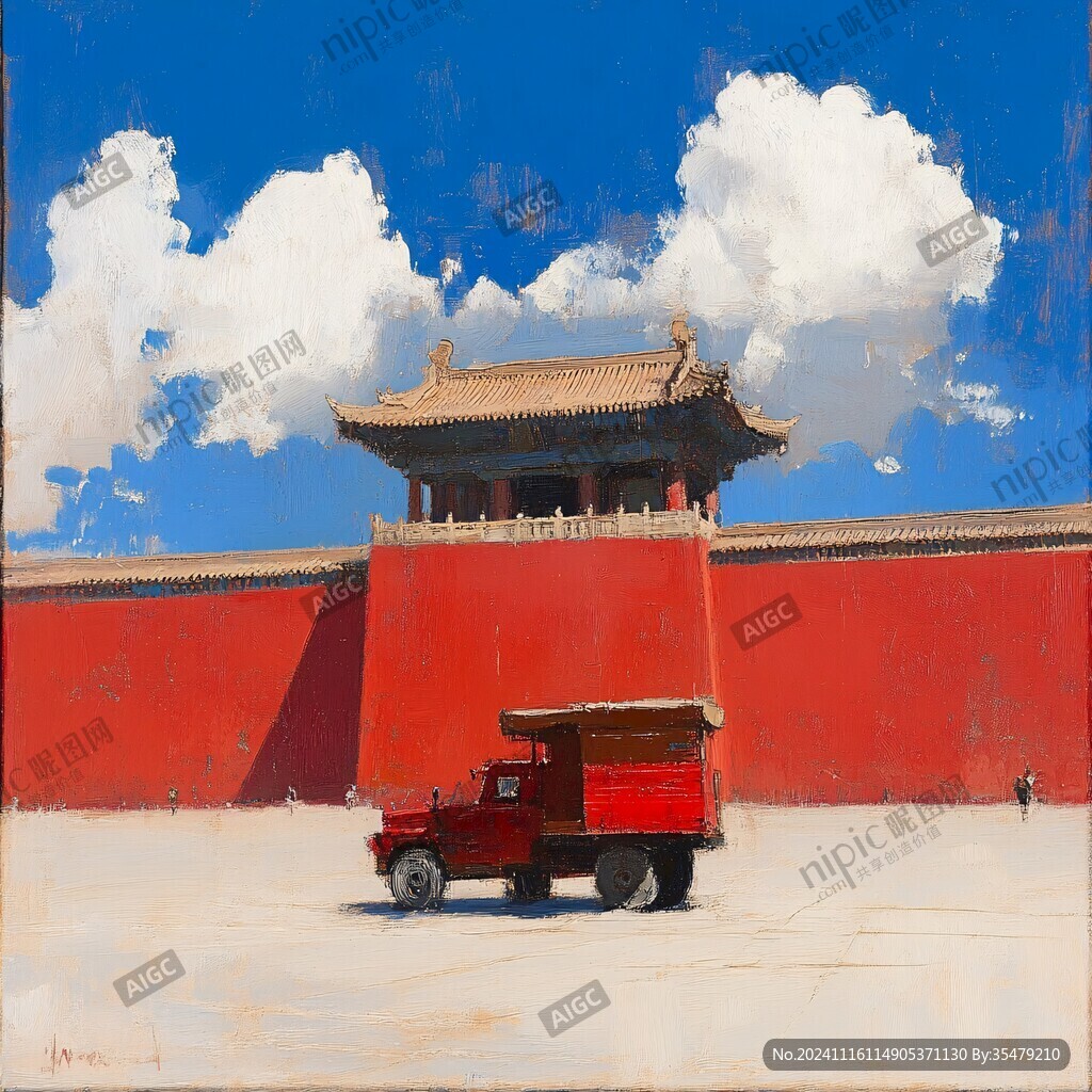 城楼与侍卫