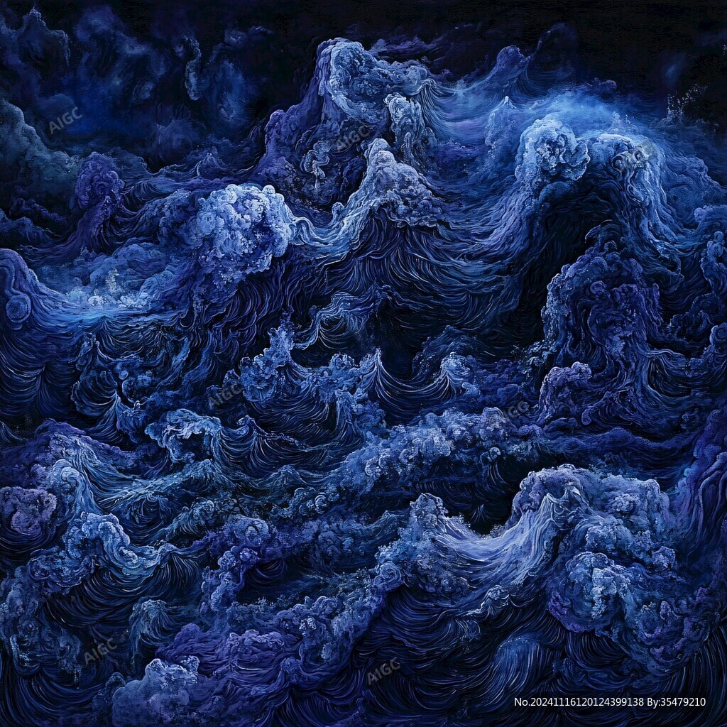 海洋流体画宇宙